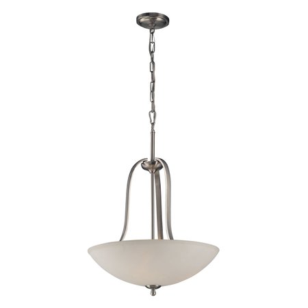 ELK SHOWROOM Mayfield 19'' Wide 3Light Pendant, Brushed Nickel 17142/3